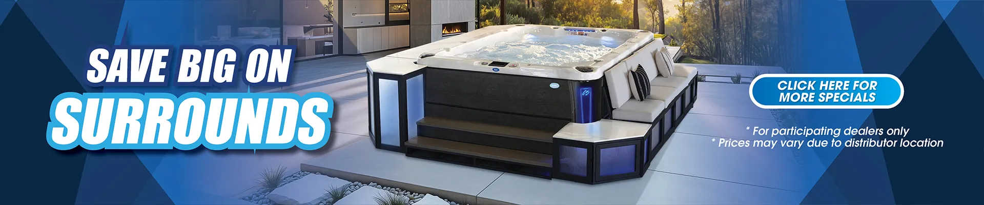 Calspas hot tub being used in a family setting - Miami